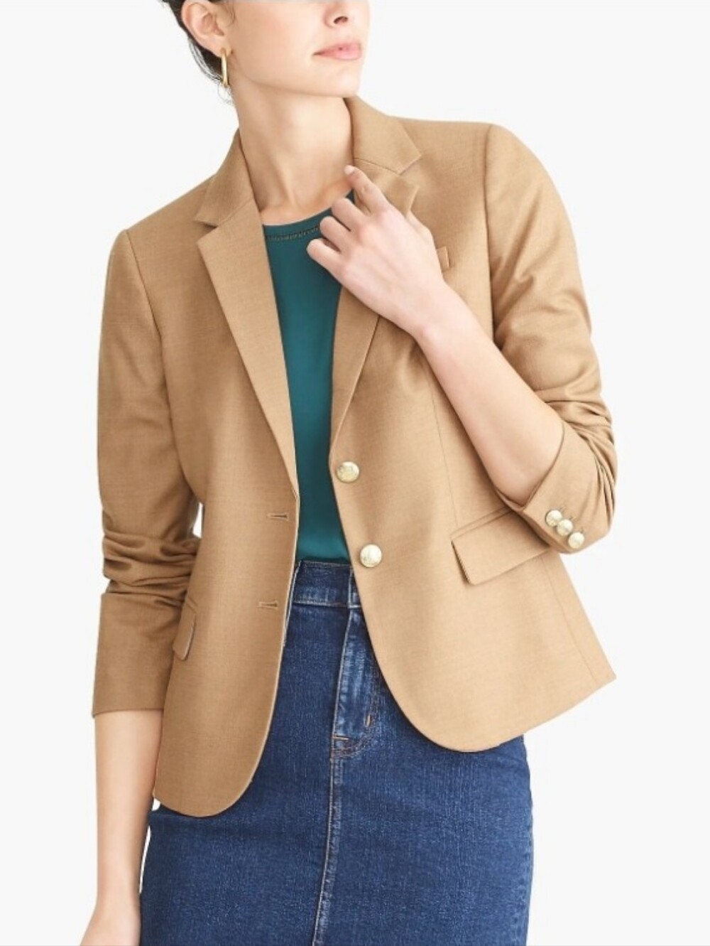 J. Crew Brown Schoolboy Blazer Size 2